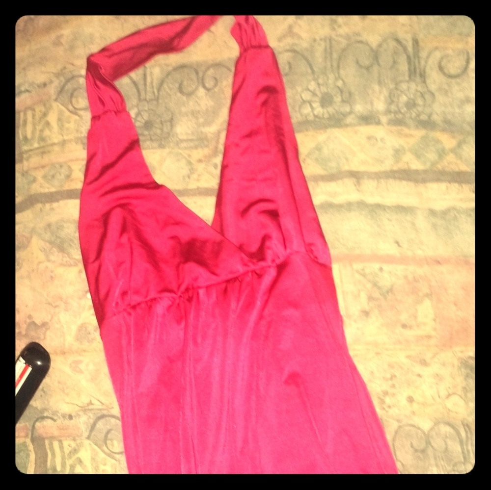 Pink mini dress